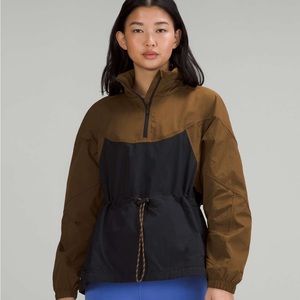 Lululemon Evergreen Anorak in Deep Artifact/Black, Size 10